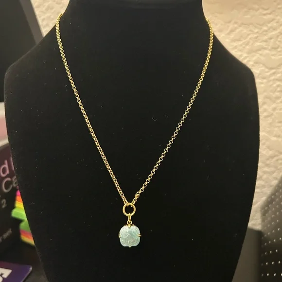 Kate Spade Light Blue Pendant Necklace - Picture 1 of 4